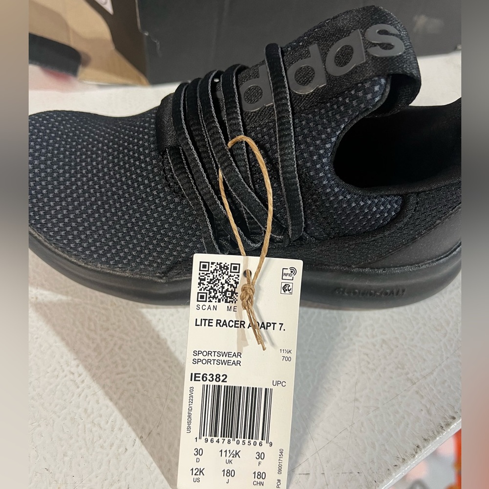 Adidas Kids Black Sneakers